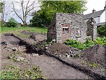 NY9038 : Archaeological excavation at Westgate 'Castle' by Andrew Curtis