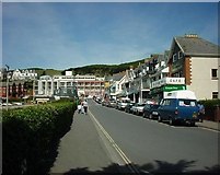 SS4543 : Woolacombe Cafe and Shops, 2004 by Rob Newman