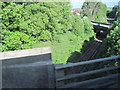 Railway line from Crewe approaching Chester from A55