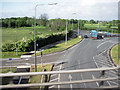 M53 junction 12 roundabout with A56