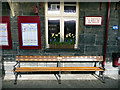 SH5738 : Seat, Porthmadog Station, Gwynedd by Christine Matthews