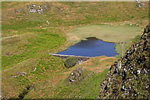 NM7417 : A reservoir at Easdale by Walter Baxter