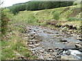 Looking upstream across the Rhondda Fach near Maerdy