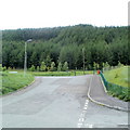 Top (western) end of Wood Street, Maerdy