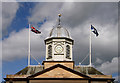 The cupola on the Town Hall in Kelso