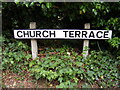 Church Terrace sign