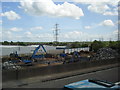 Scrap metal plant next to M6 motorway