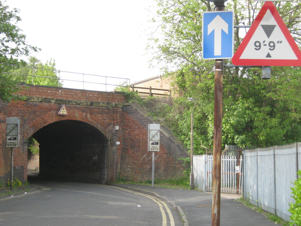 Kyrwicks Lane railway bridge © Michael Westley :: Geograph Britain and ...