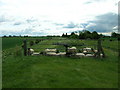 Sheep on embankment, Dawker Hill