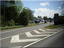 SP5968 : Entrance to Watford Gap services southbound by Colin Pyle