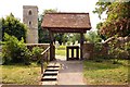 Lych gate to St Bartholomew Church