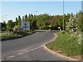 Road junction near Elmswell