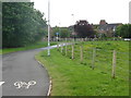 Foot and cycle path at Stretton