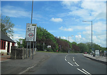NS3458 : Road junction at Lochwinnoch by John Firth