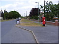 TM2446 : Blacktiles Lane & Post Office 18 Blacktiles Lane Postbox by Geographer