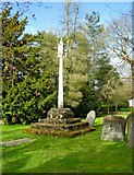 SO9176 : Church cross, churchyard of Holy Trinity Church, Belbroughton by P L Chadwick