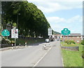 Southern boundary of Llanbradach