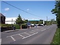 The A59 passes Causeway Garage