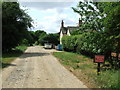 Approaching Home Farm