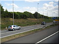 Slip road from M25 to A1