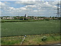 Fields next to M25 near Potters Bar