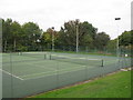 Tennis courts at the Sundridge Park Lawn Tennis & Squash Rackets Club