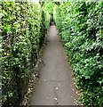 Footpath to Park Road in Blaby