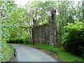 Remnant of dismantled railway near Ross Knowes