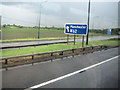 M6 junction 10 slip road to M62 eastbound