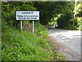 The southern approach to Luckett