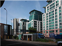 TQ3077 : View from Vauxhall Bus Station by John Salmon