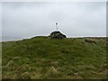 SN8063 : Cairn on the summit of Crug Gynon by Richard Law