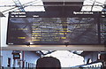 Departures indicator at Inverness Station