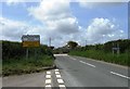 Grampound Road entrance sign