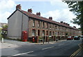 Postbox and phonebox, Penybryn Terrace, Pontllanfraith