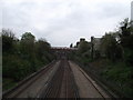 Looking east off the Oxford Road bridge