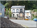 Fire-damaged Albion House, Pontypool