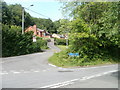 Road junction at the western boundary of Pontypool