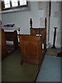 St. Boniface Church on Hursley Road: prayer desk