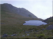 SH6447 : Llyn y Biswail and Cnicht by Peter S