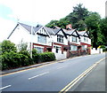 Four houses on a bend in Park Road, Pontypool