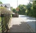 No footway for 30 yards, Penygarn Road, Pontypool