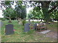 Holy Trinity- seat in the churchyard