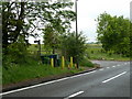 Hut Lane and the start of a footpath