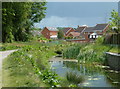 Chesterfield Canal and new houses, Renishaw