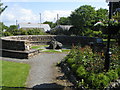 Mullion Garden - with compass rose and water feature