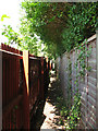 Narrow footpath off Middle Street