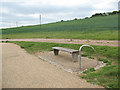 TL3904 : Seat on National Cycle Route 1  by Stephen Craven