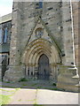 NZ3246 : The Parish Church of St Mary the Virgin West Rainton, Doorway by Alexander P Kapp
