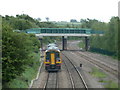 Railway view from footbridge